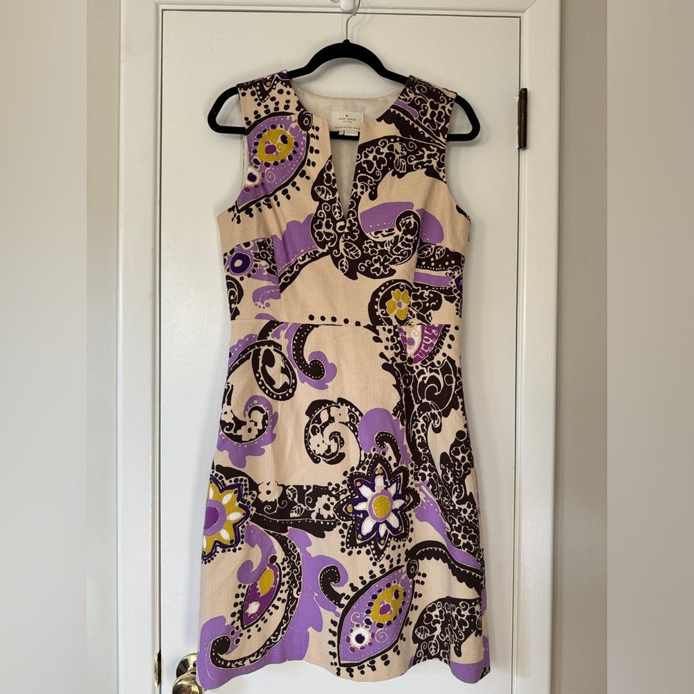 Kate Spade Paisley Sleeveless Dress
